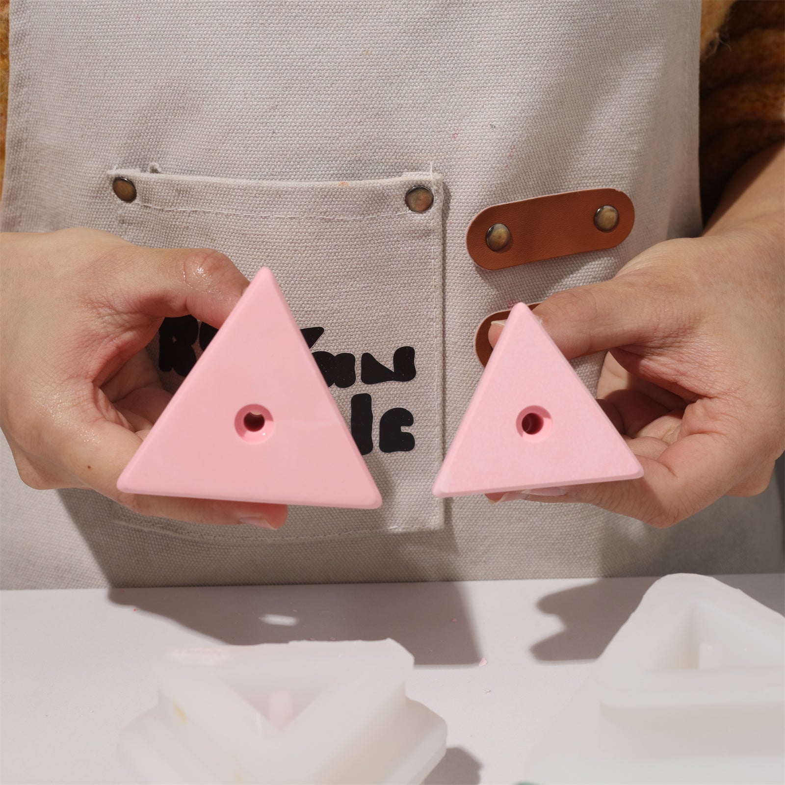 Triangle Wall Cloth Coat Hook Silicone Mold