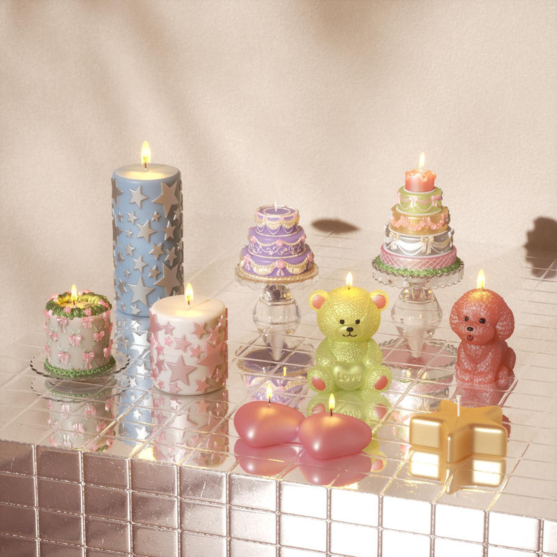 You asked for more colors in the Colored Glossy Candle Varnish Set