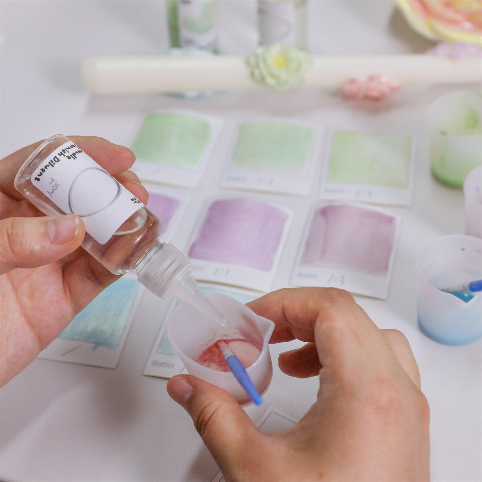 Adjust candle varnish color intensity using varnish diluent - Boowan Nicole