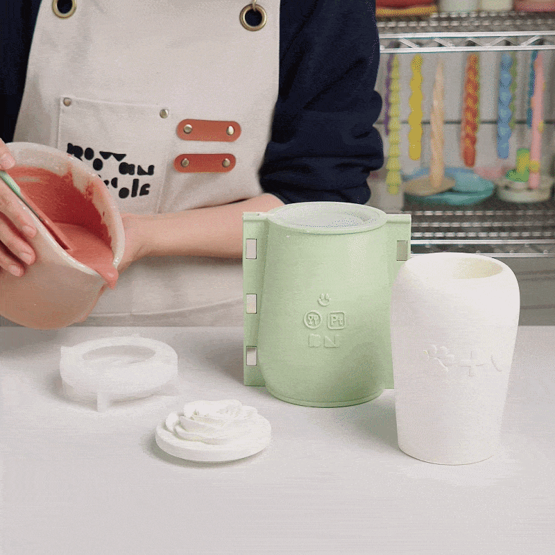 The full process demonstration of making pet urns from pouring to demolding - Boowan Nicole