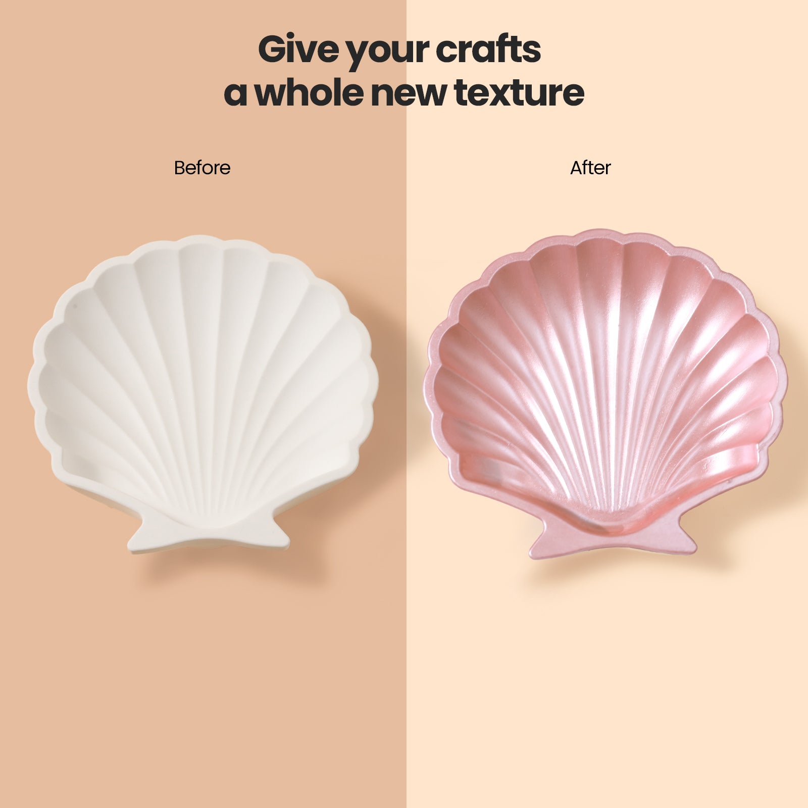 Glitter Colorable Acrylic Gloss Sealer Varnish with Mica Powder Kit-4 of Mixed Colors