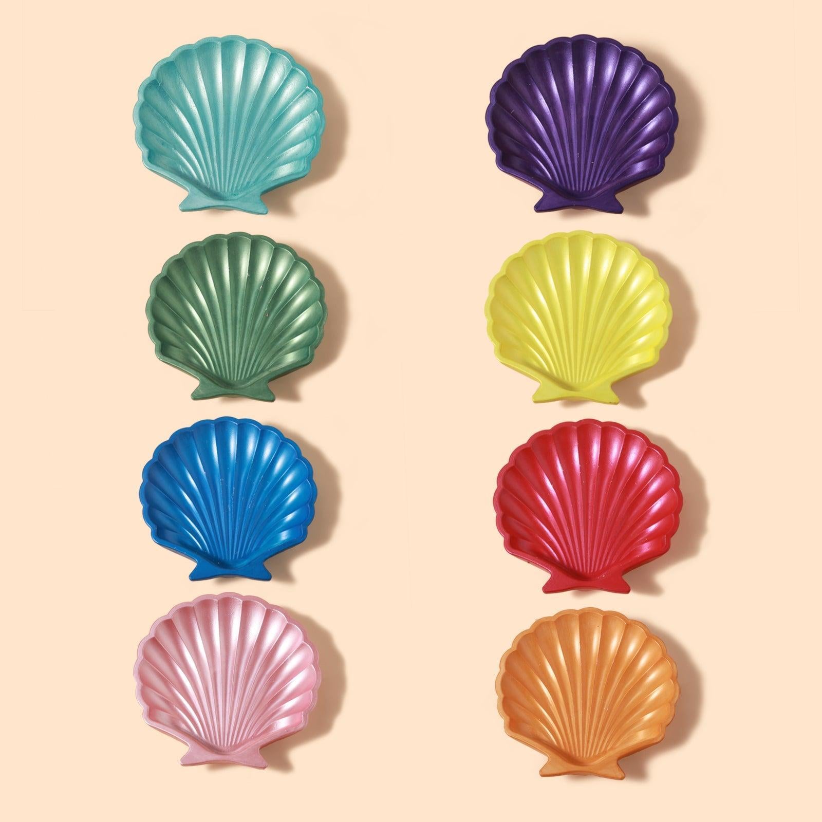 Глиттерный акриловый глянцевый герметик-лак с набором порошка слюды — 8 ярких цветов