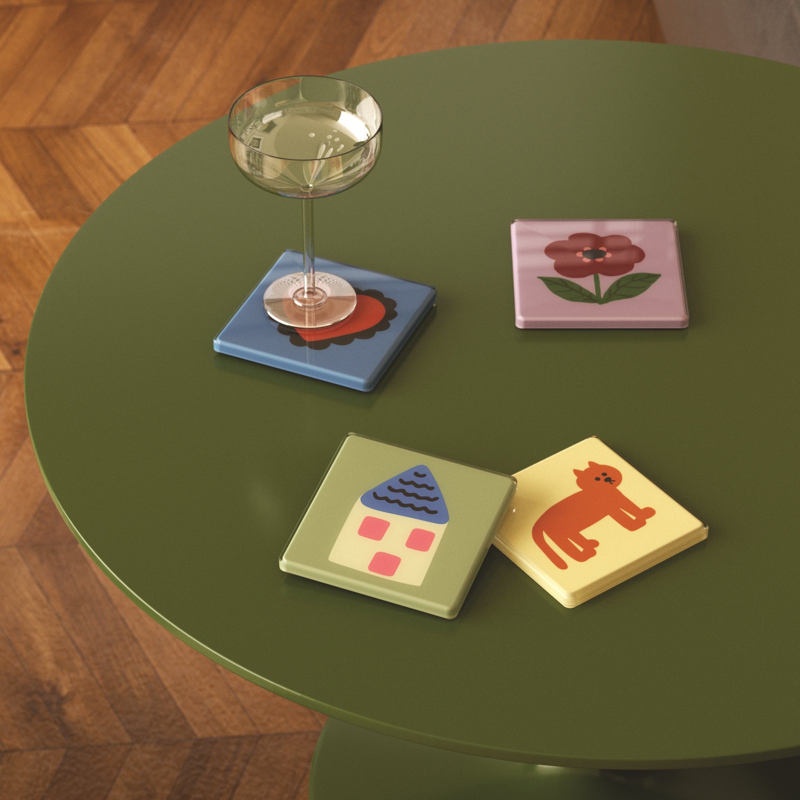 Cozy Corners Handcrafted Coaster Set