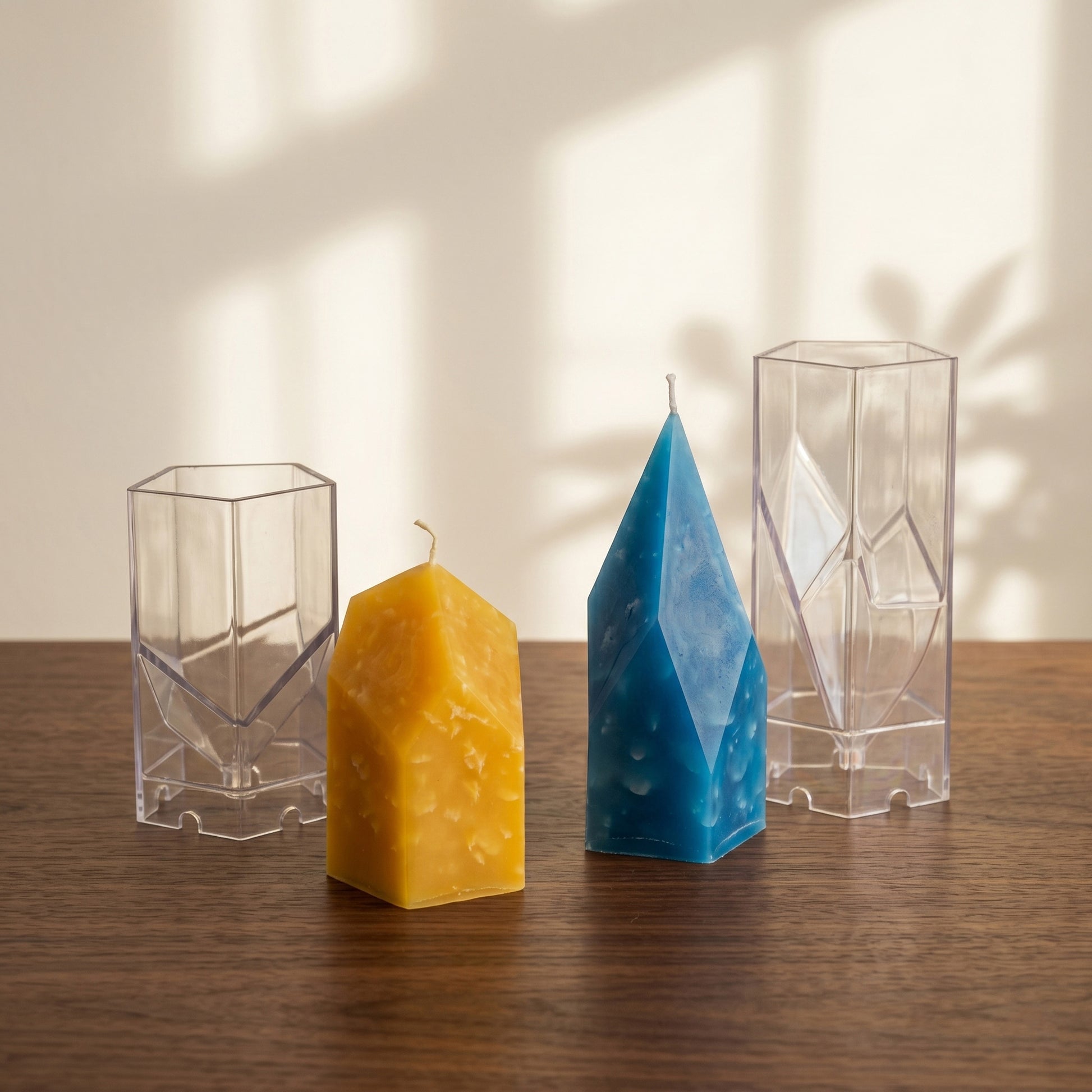 Crystal Point Candle Molds & Finished Candles - Boowan Nicole