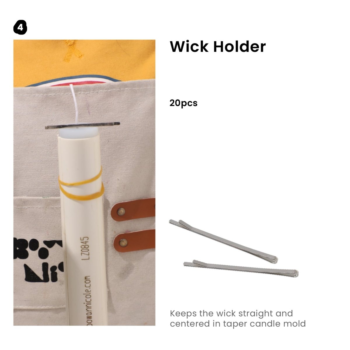 Cubis Taper Candle Silicone Mold CollectionTaper Candle MoldA0364