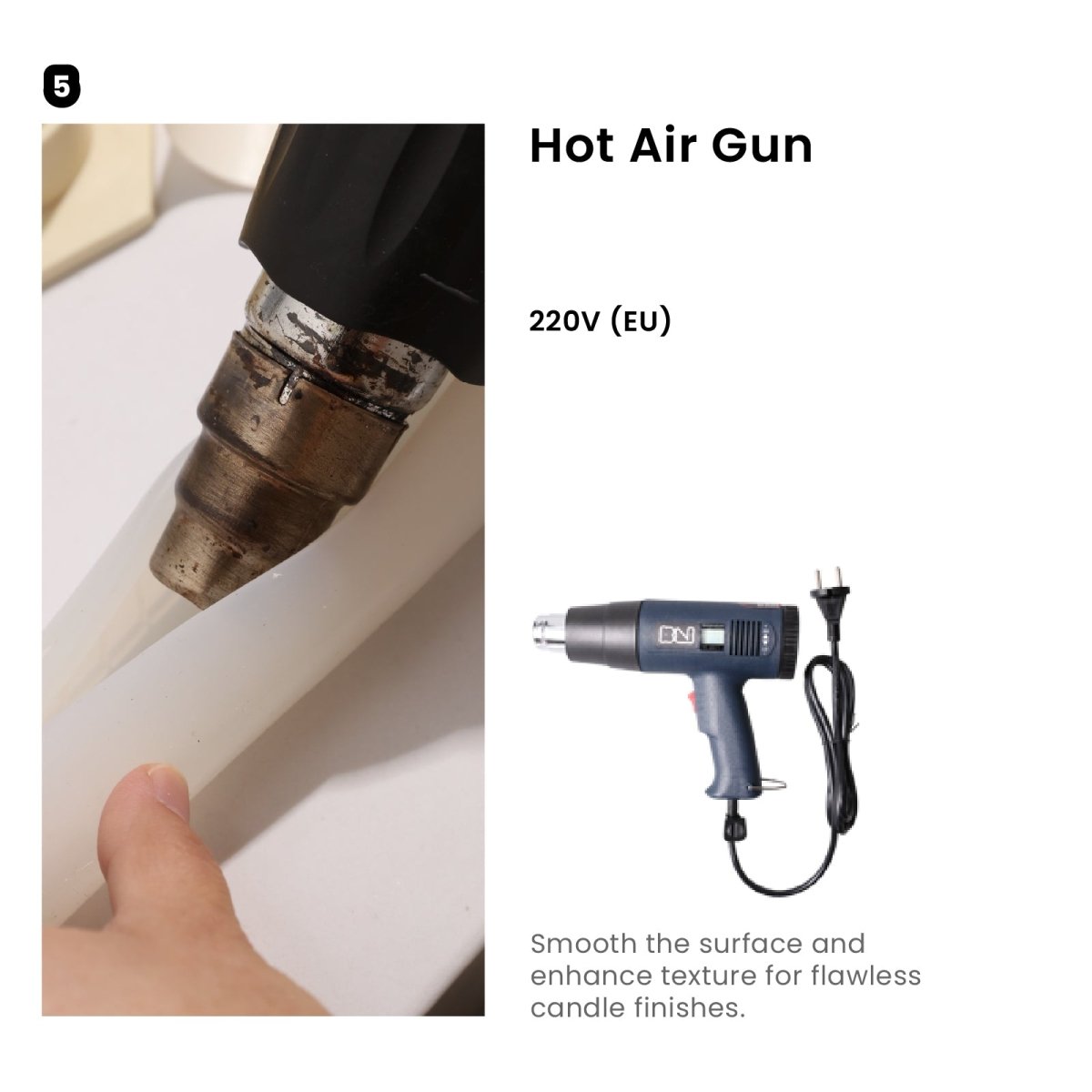 Cubis Taper Candle Silicone Mold CollectionTaper Candle MoldA0414