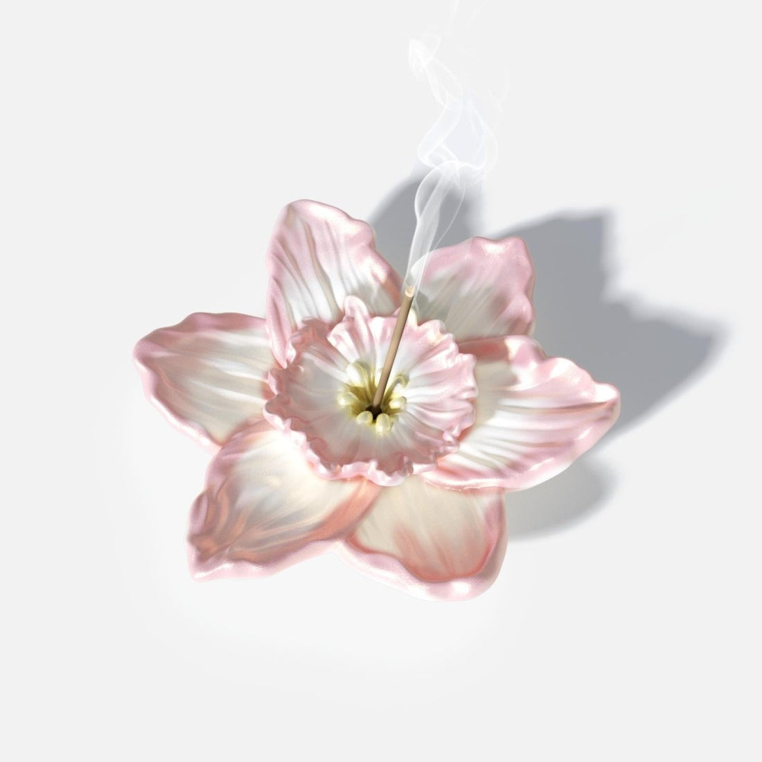 Blooming Daffodil Incense Holder Silicone Mold & Glitter Gloss KitIncense Holder MoldSH1206