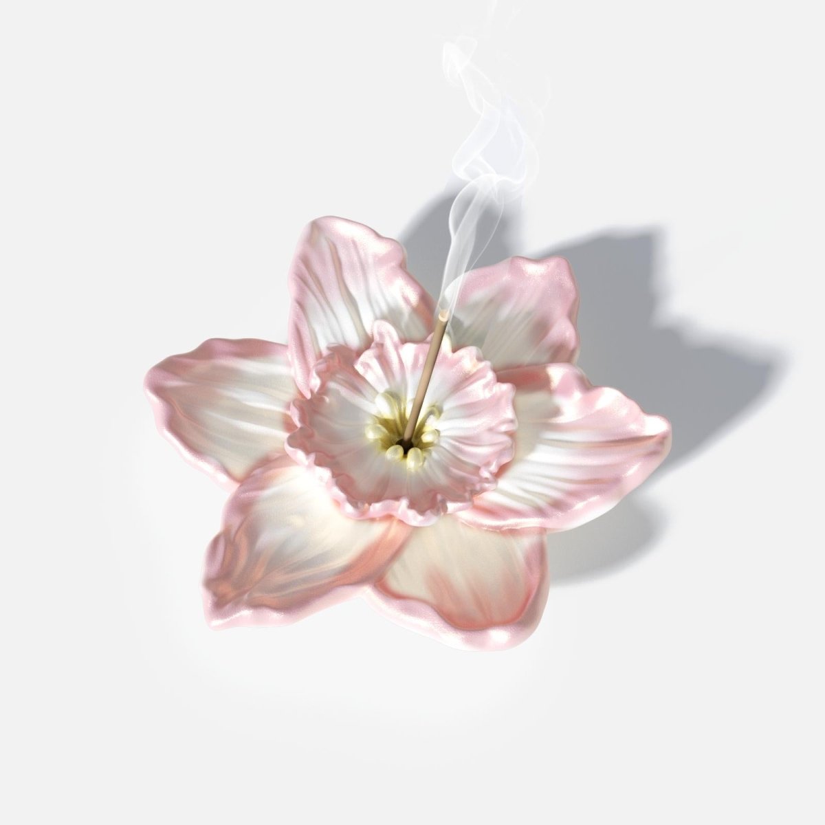 Blooming Daffodil Incense Holder Silicone Mold & Glitter Gloss KitIncense Holder MoldSH1206