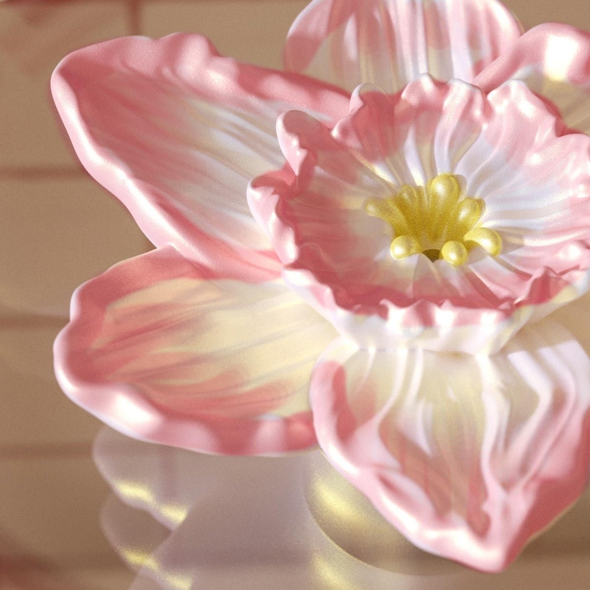 Blooming Daffodil Incense Holder Silicone Mold & Glitter Gloss KitIncense Holder MoldSH1206