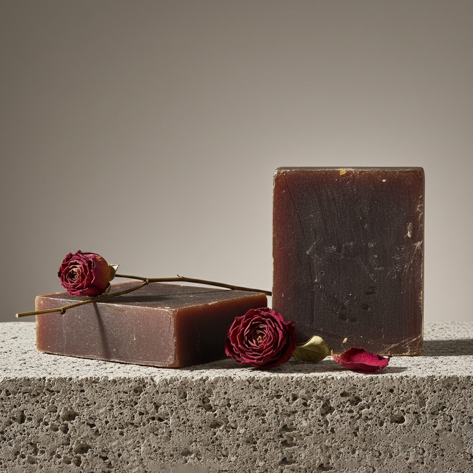 Damask Rose Essential Oil Soap Bar - Boowan Nicole