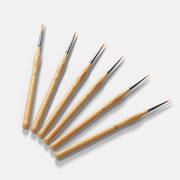 Detail Liner Brush Set - 6 pcs