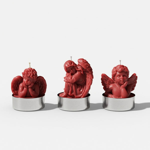 Dreamy Angel Tealight Candle Silicone Mold Collection