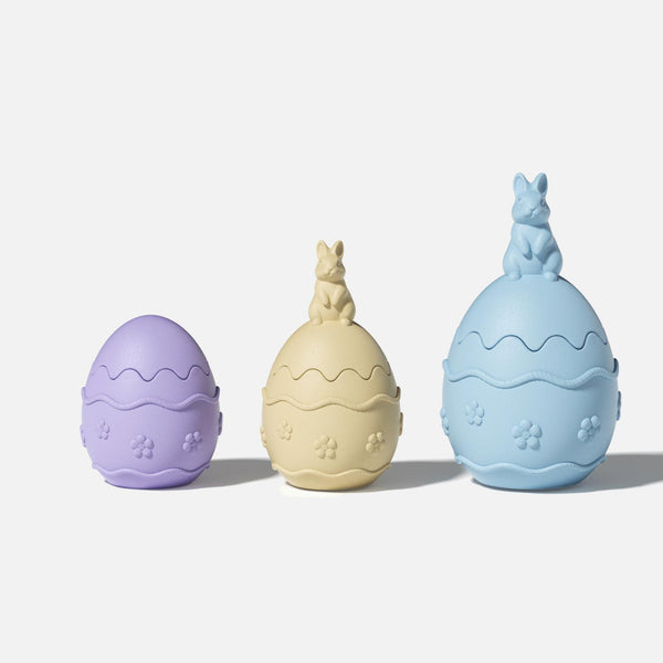 Blooming Bunny-Topped Easter Egg Candle Jar Silicone Mold Collection