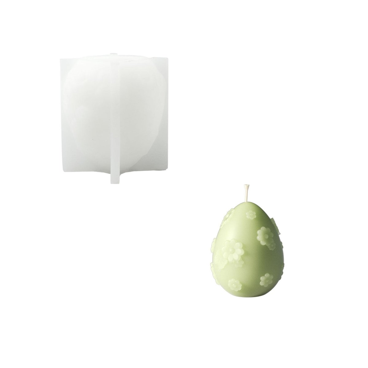 Easter's Floral Egg Delights | DIY Art Candle Mold Collection