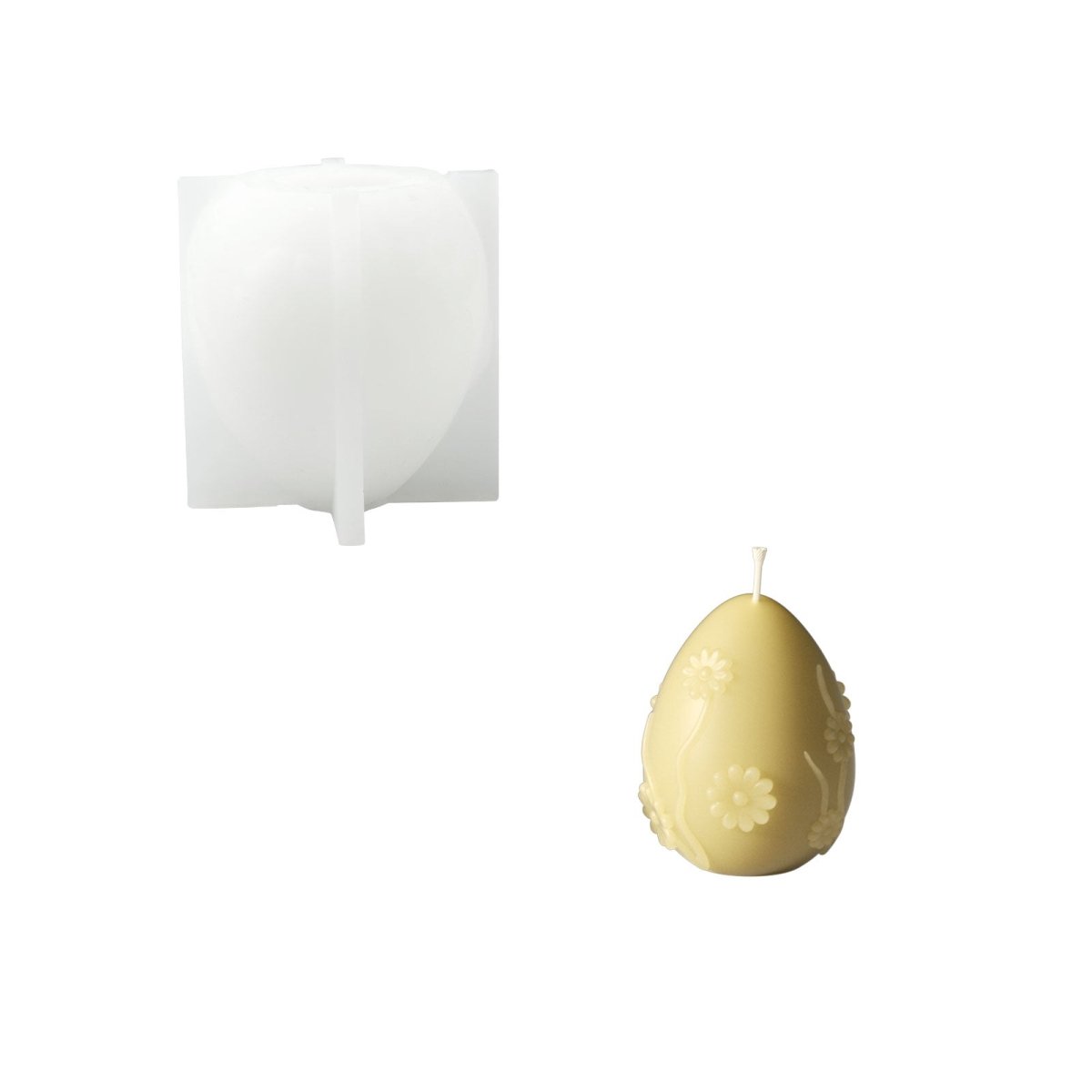 Easter's Floral Egg Delights | DIY Art Candle Mold Collection