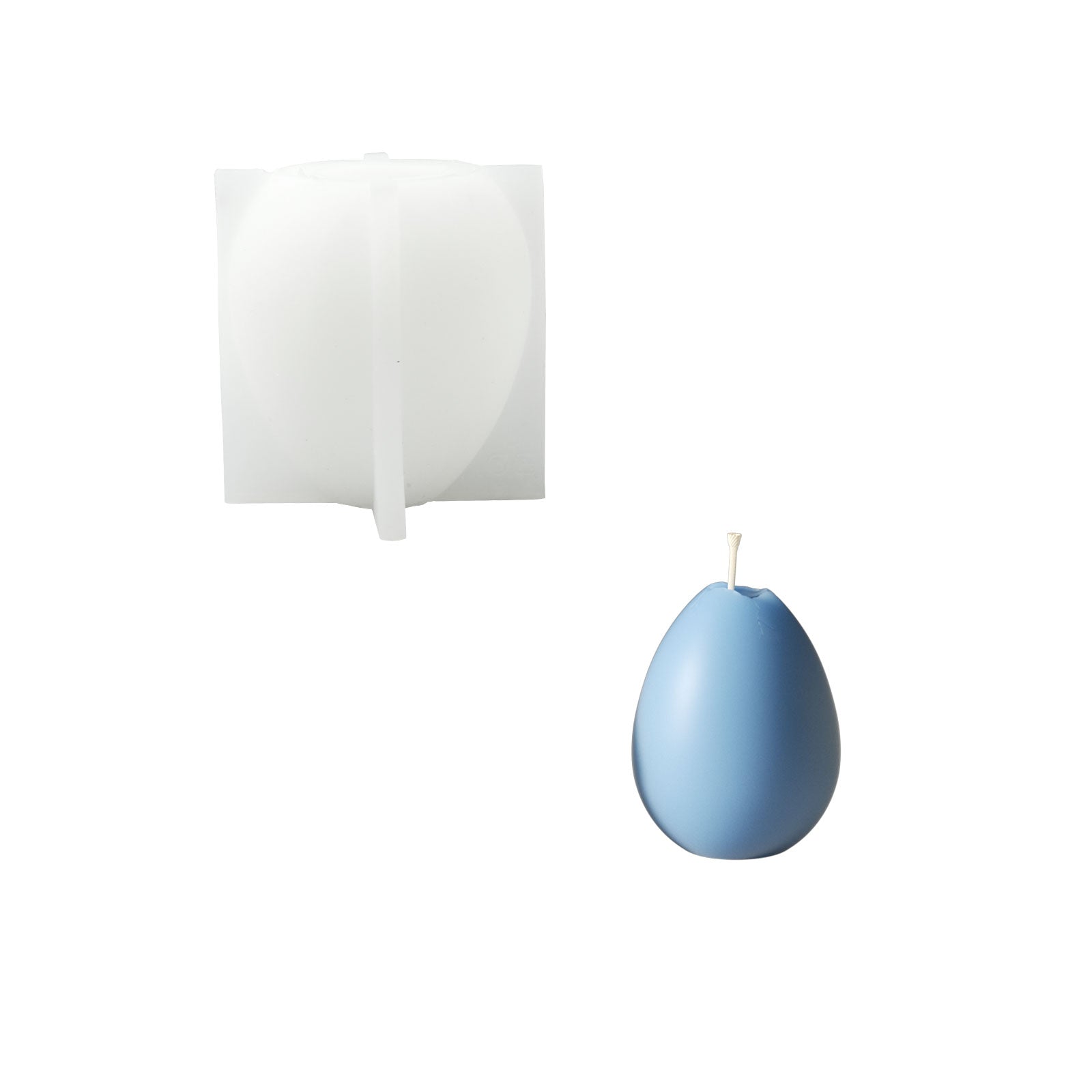 Molde de silicona para vela en recipiente con forma de huevo floral de Pascua colección