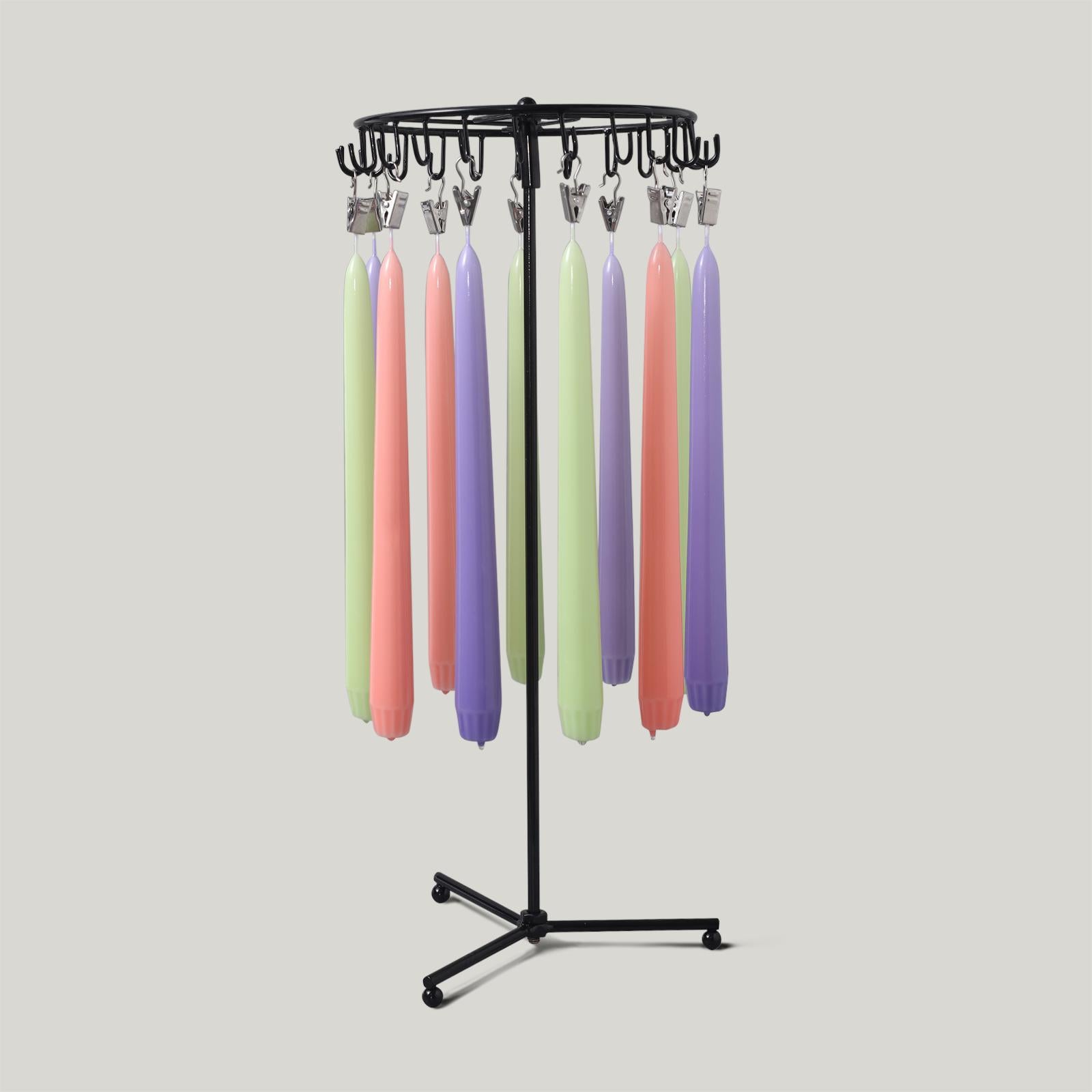 Hanging Glossy Colored Taper Candle-Boowan Nicole