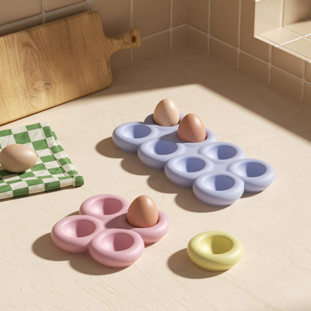 Handmade Gradient Effect Egg Tray – Keep Your Kitchen Eggs Organized and Countertops Neat & Stylish – Boowan Nicole