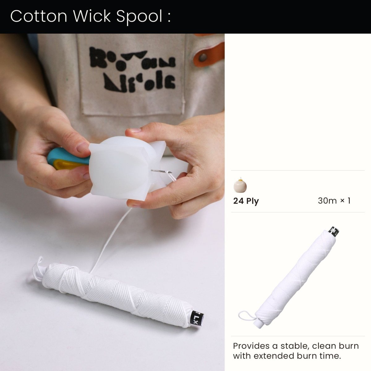 Elegant Stripes Christmas Bauble Candle Silicone Mold3D Candle MoldA0366