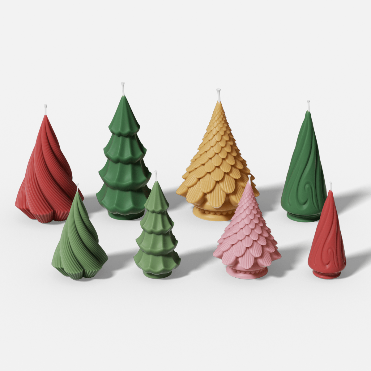 Evergreen Echo – Gently Used Christmas Tree Mold CollectionGently Used MoldLZ0611- Used