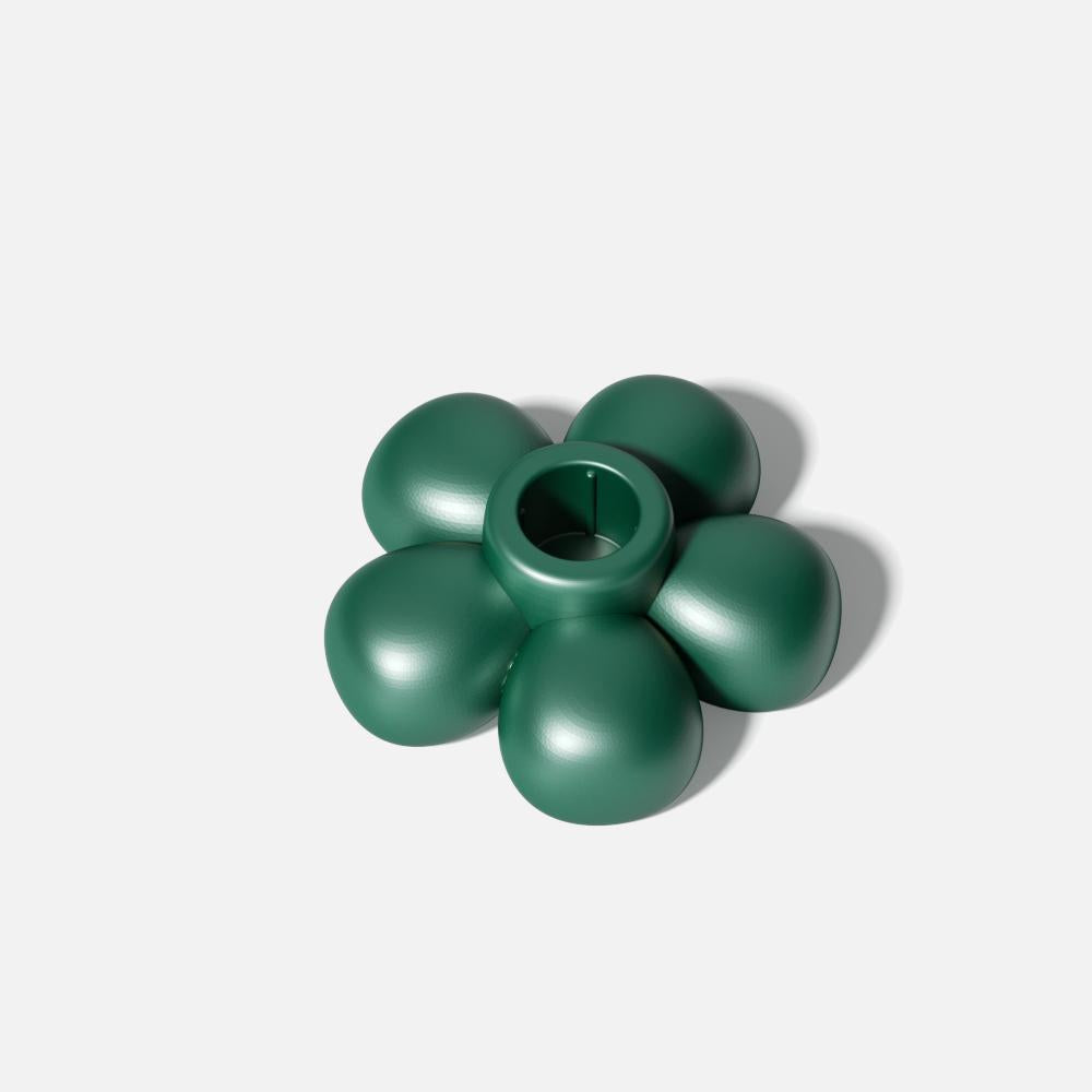 Подсвечник BLOSSOM Serenity - Перламутровый глубокий зеленый