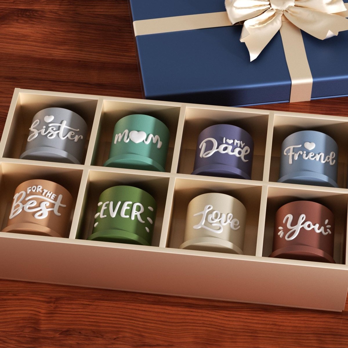 Let Love Grow - Blooming Love for Dad Plant Pot & Tray Silicone Mold CollectionPlant Pot MoldSH1185+SH0819+A0269