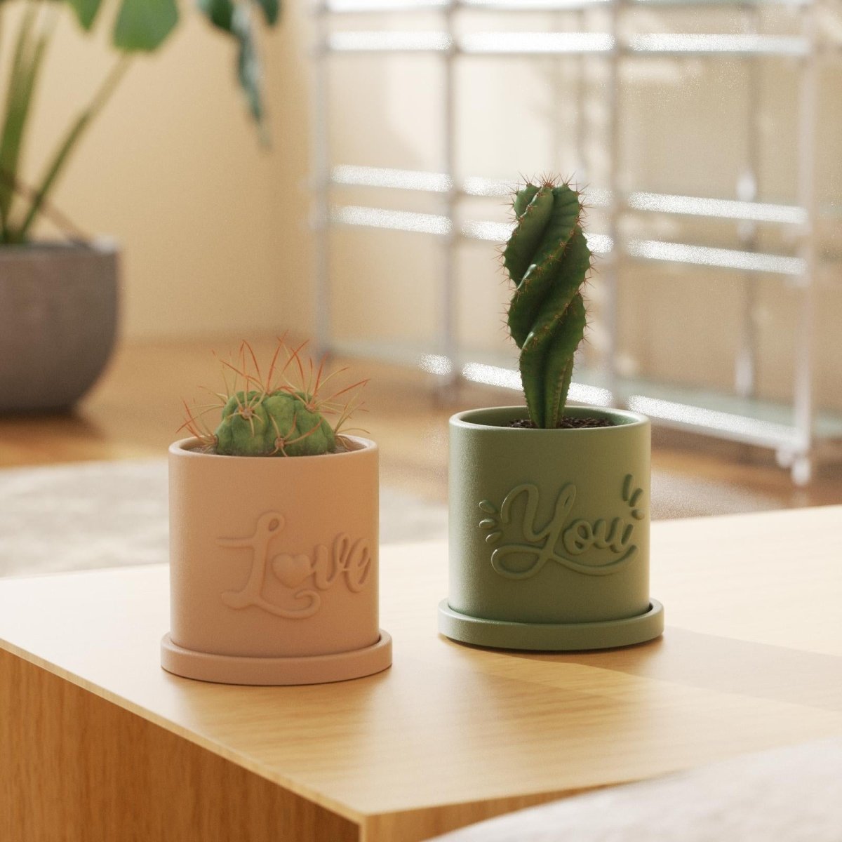 Let Love Grow - Blooming Love for Dad Plant Pot & Tray Silicone Mold CollectionPlant Pot MoldSH1185+SH0819+A0269