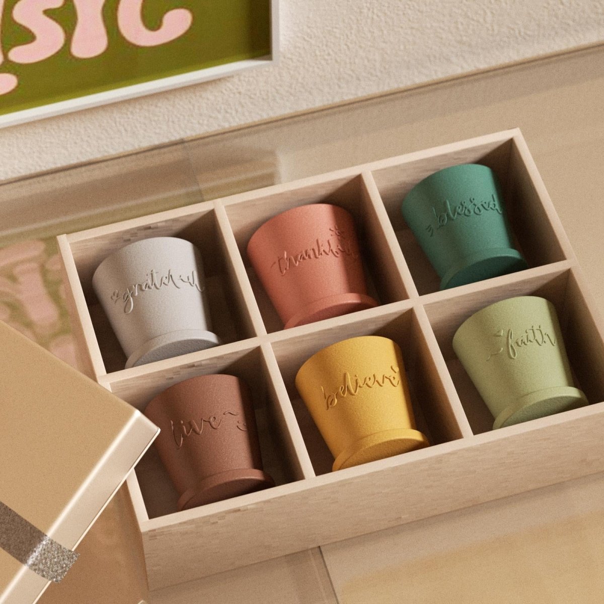Words of Blessing Plant Pot Silicone Mold CollectionPlant Pot MoldSH1172+SH1178