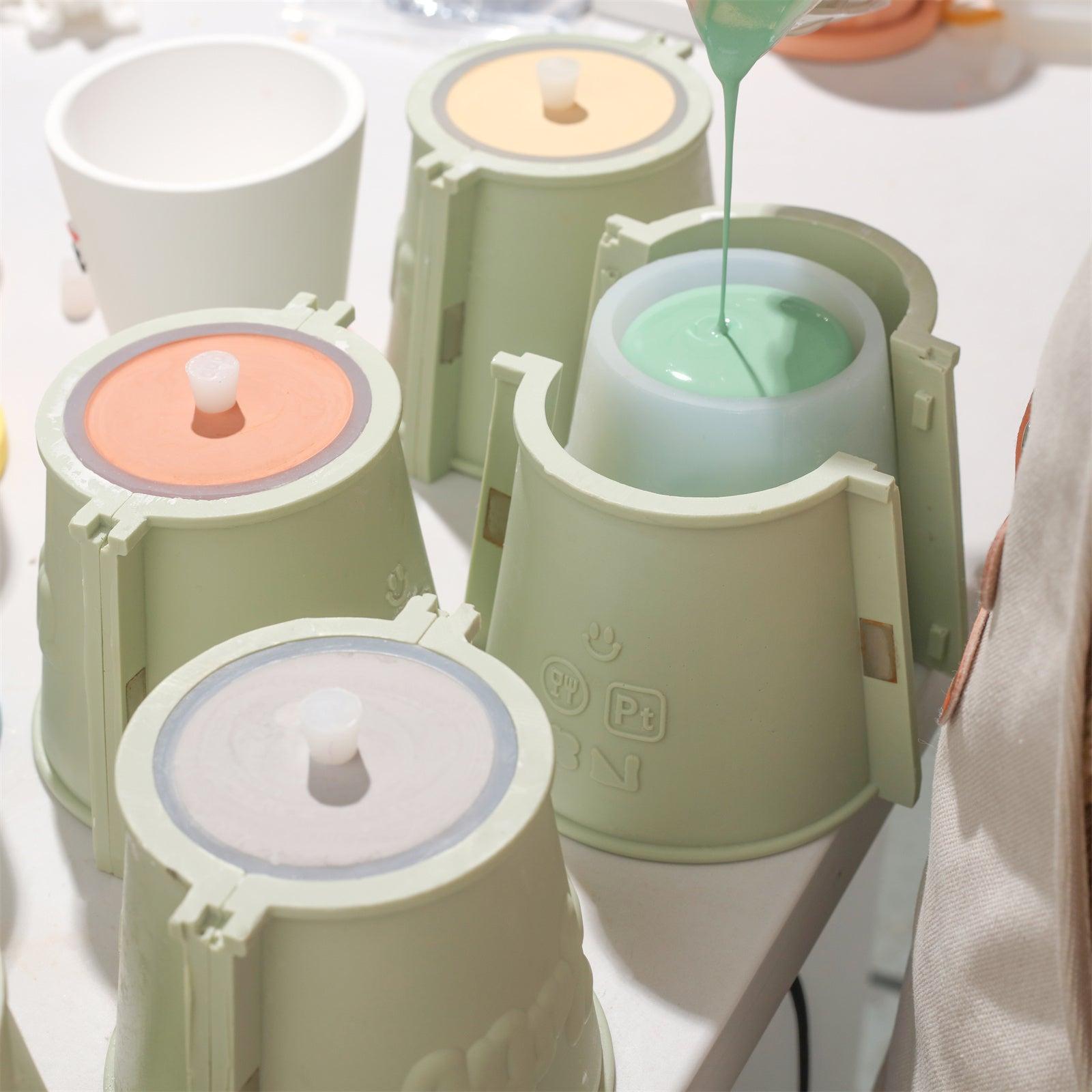 Коллекция силиконовых форм для горшков с благословляющими словами