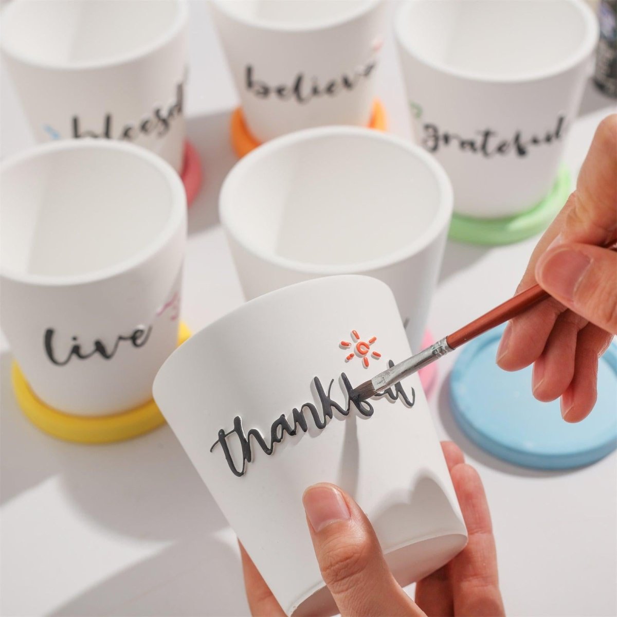 words for plant pots Words of Blessing Plant Pot Silicone Mold Collection