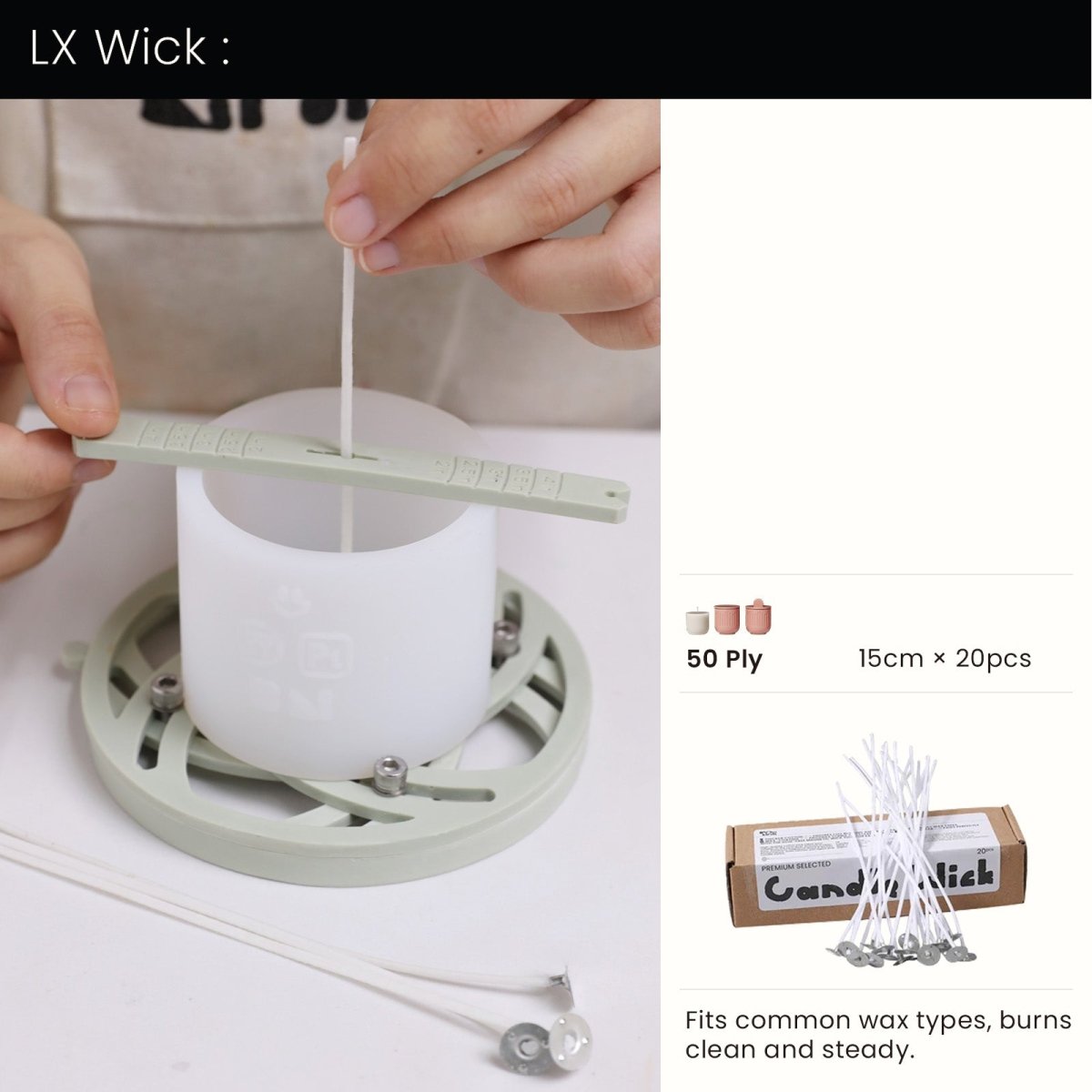 Flowing Twilight Candle Jar Candle Refill Silicone Mold CollectionCandle Jar MoldA0381