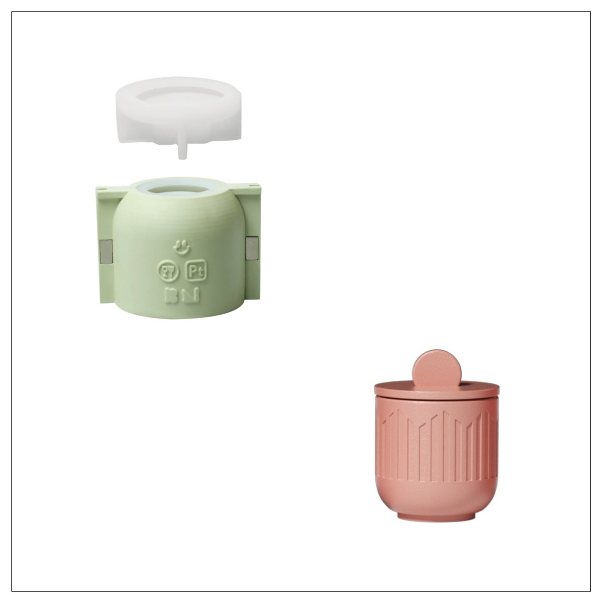 Flowing Twilight Candle Jar Candle Refill Silicone Mold CollectionCandle Jar MoldSH1279+SH1276