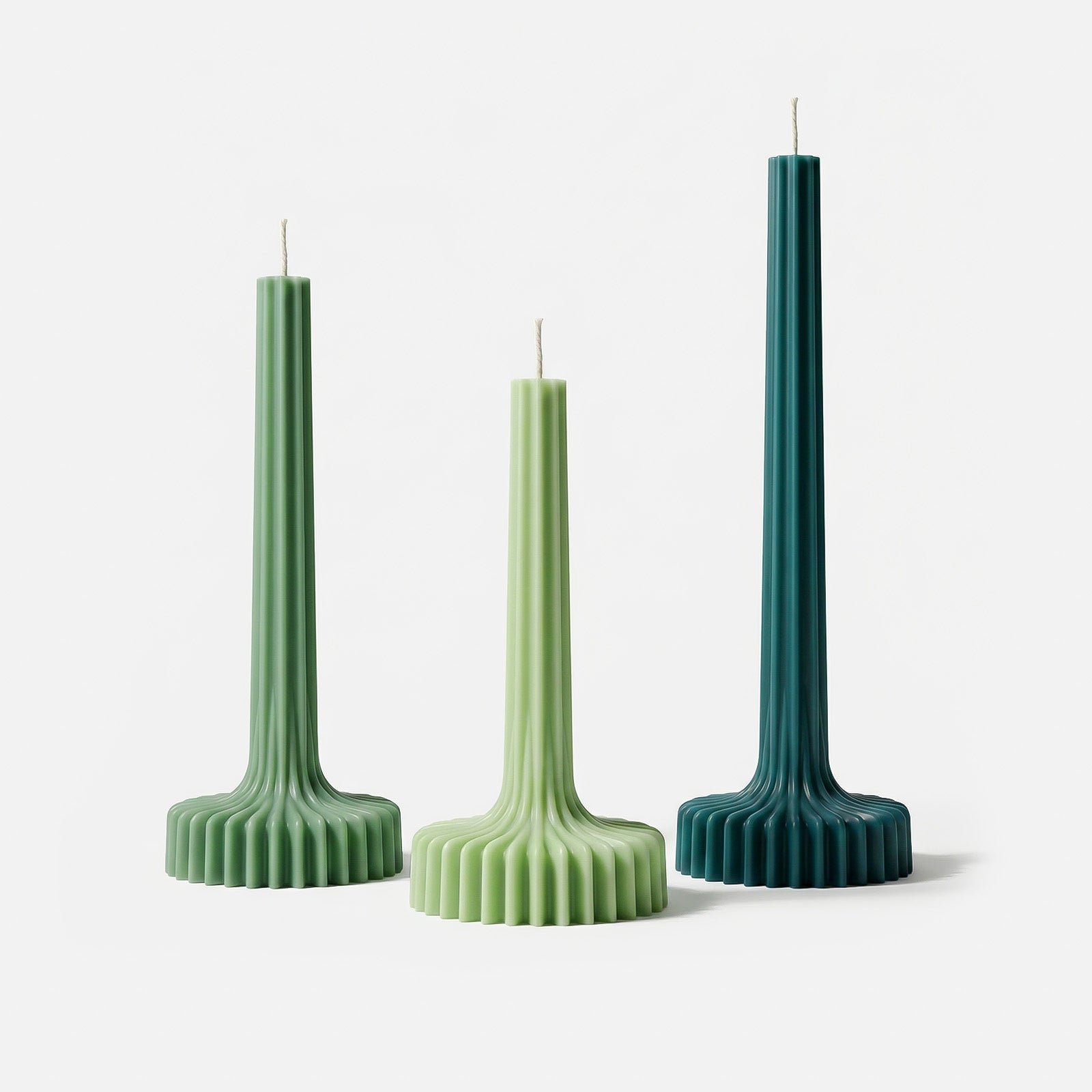 Fluted Pedestal Acrylic Candle Mold