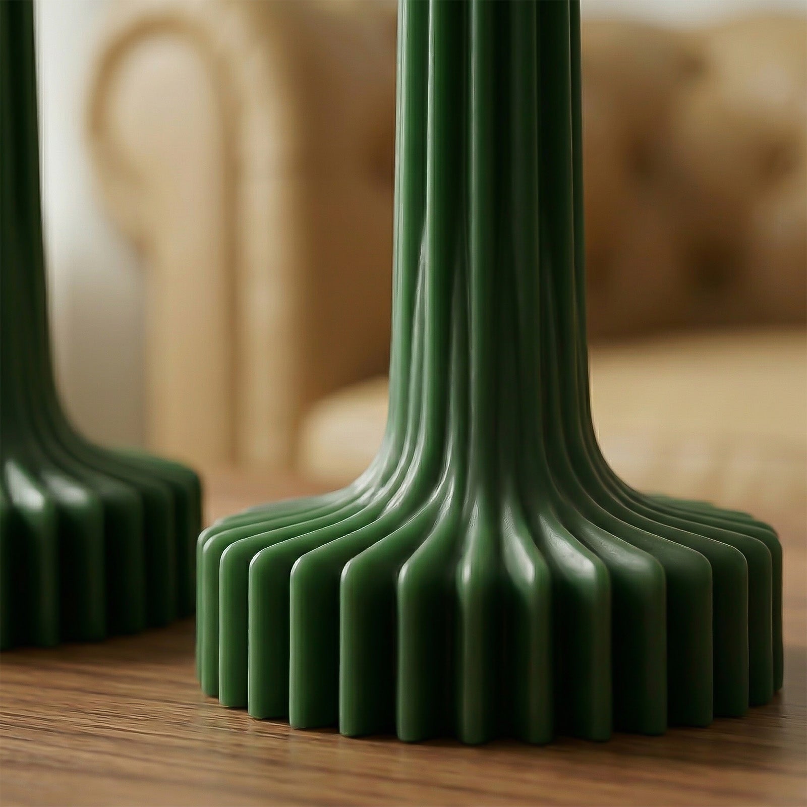 Fluted Pedestal Acrylic Candle Mold