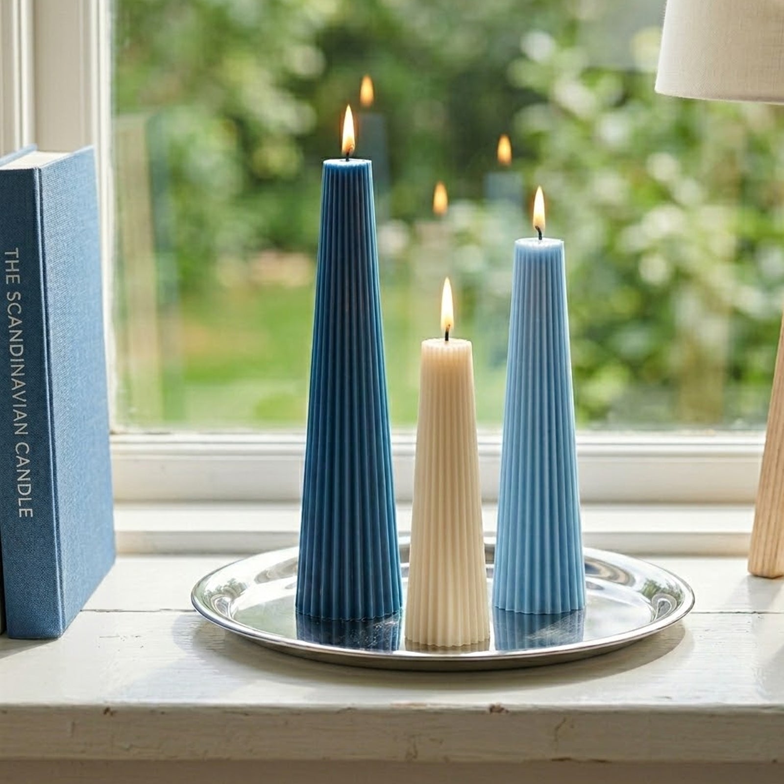 Fluted Spire Acrylic Candle Mold