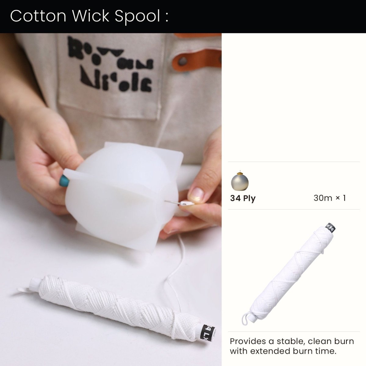 Frosted Charm Christmas Bauble Candle Silicone Mold3D Candle MoldA0480