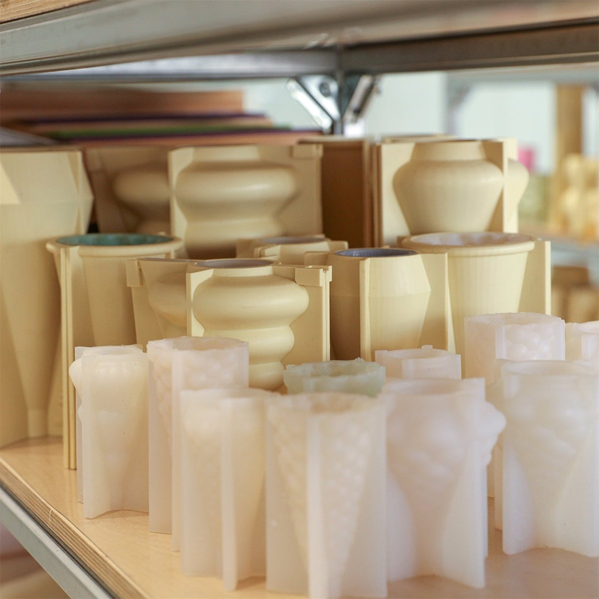 Gently Used Christmas Tree Candle Silicone MoldGently Used MoldLZ0649-1 - Used