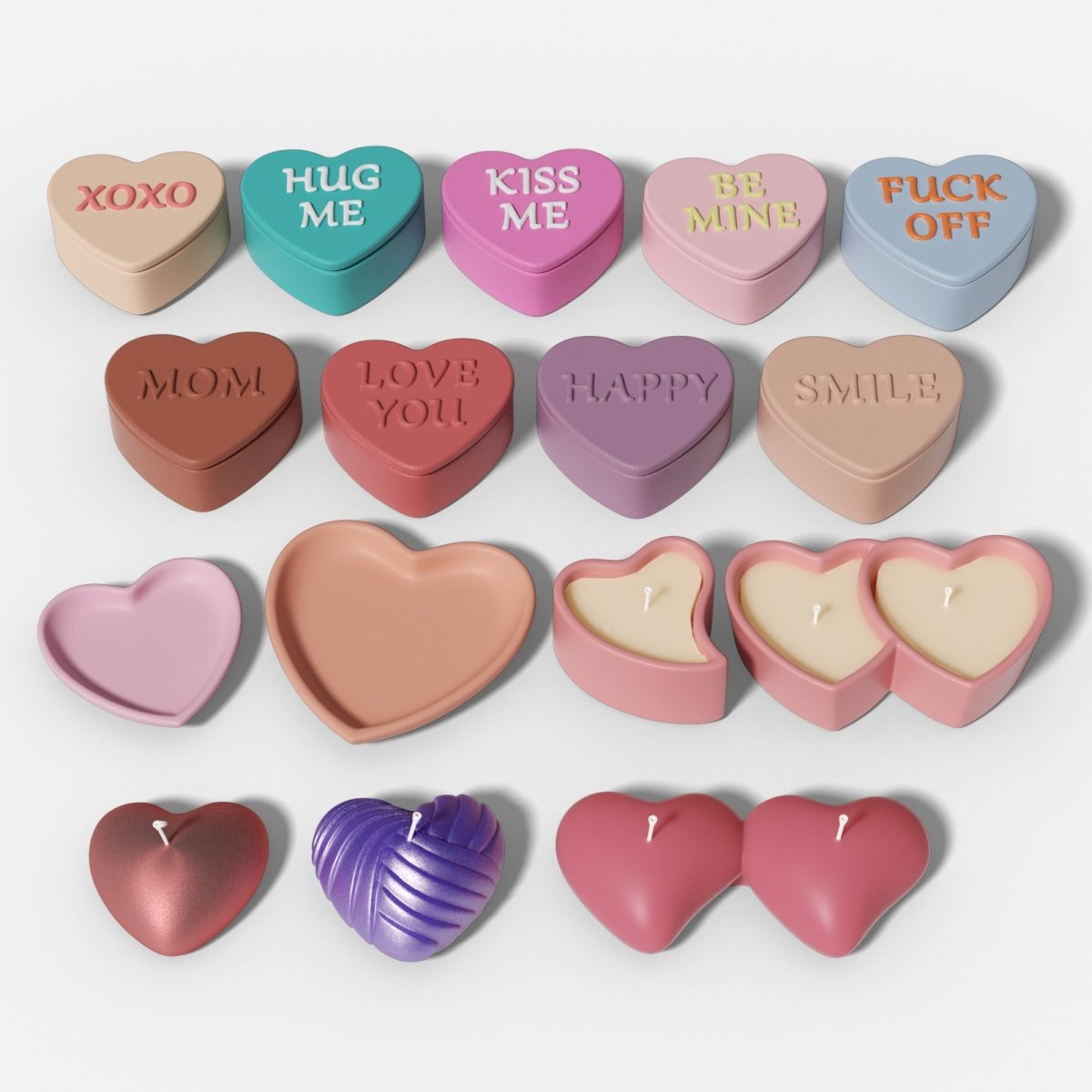 Gently Used Heartfelt Moments Silicone Mold CollectionGently Used MoldLZ0822-Used