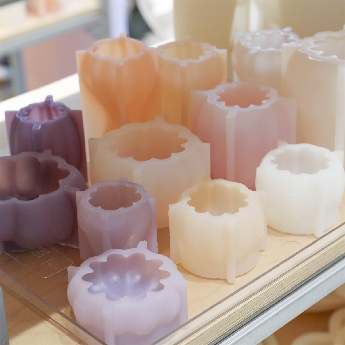 Gently Used Pumpkin Shaped Silicone Mold CollectionGently Used MoldLZ0803-Used