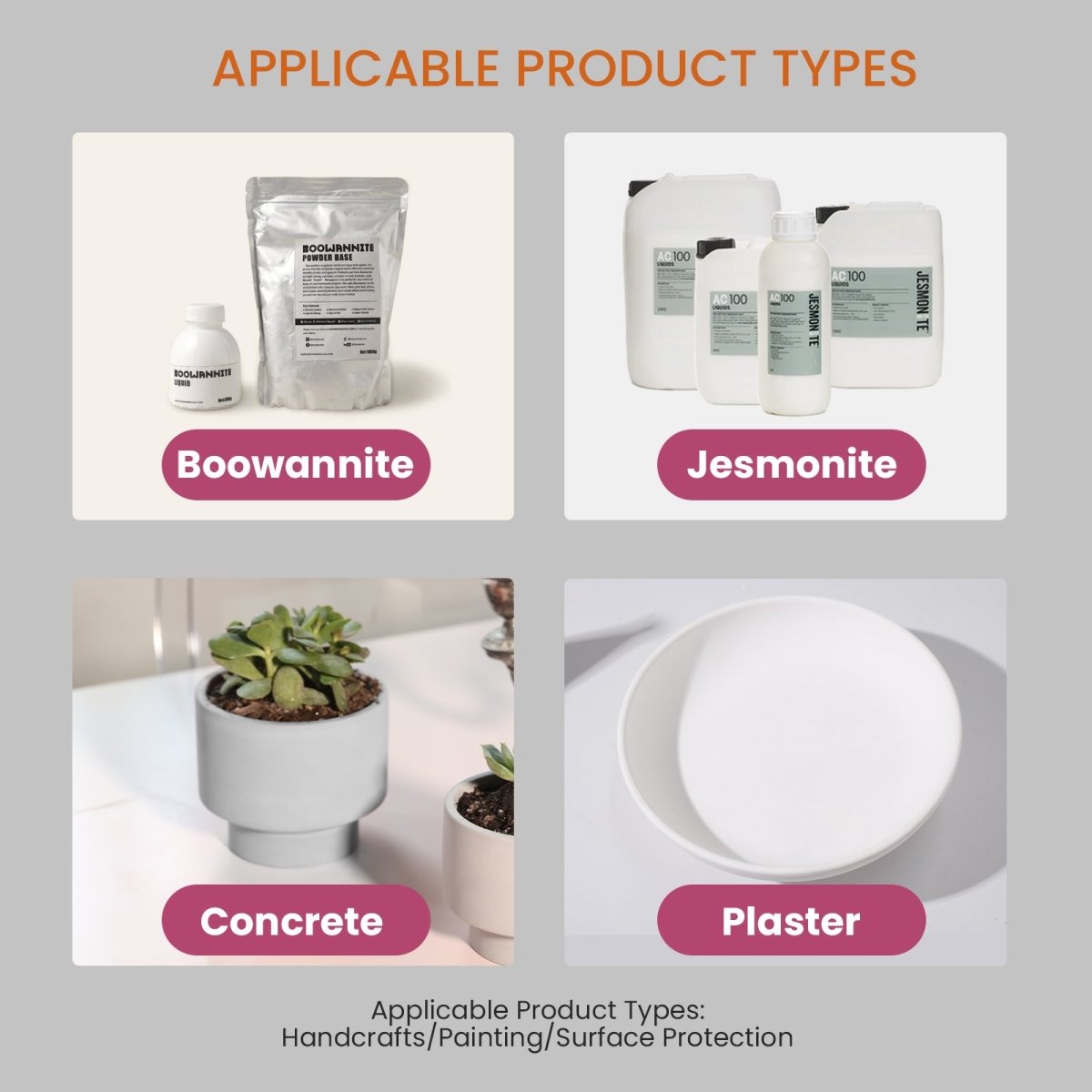 Glitter Colorable Acrylic Gloss Sealer Varnish with Mica Powder Kit - 4 of Halloween ColorsCraft ToolsST-29