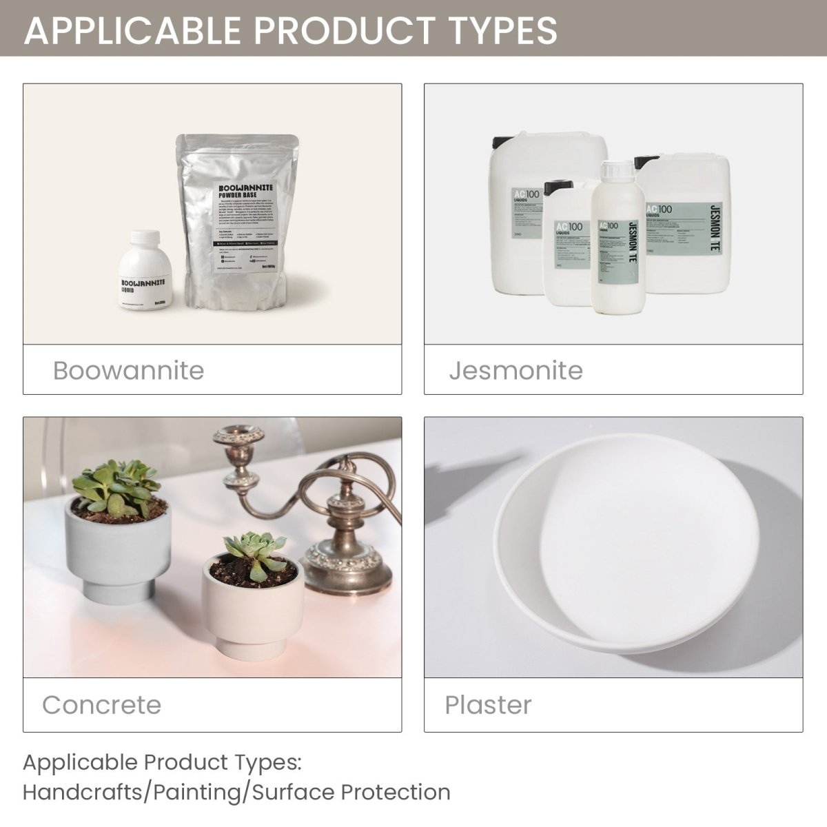 Glitter Colorable Acrylic Gloss Sealer Varnish with Mica Powder Kit - 6 of Christmas ColorsConcrete Making KitST-35