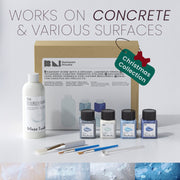 Glitter Colorable Acrylic Gloss Sealer Varnish With Mica Powder Kit-4 Of Crystal Forest Colors