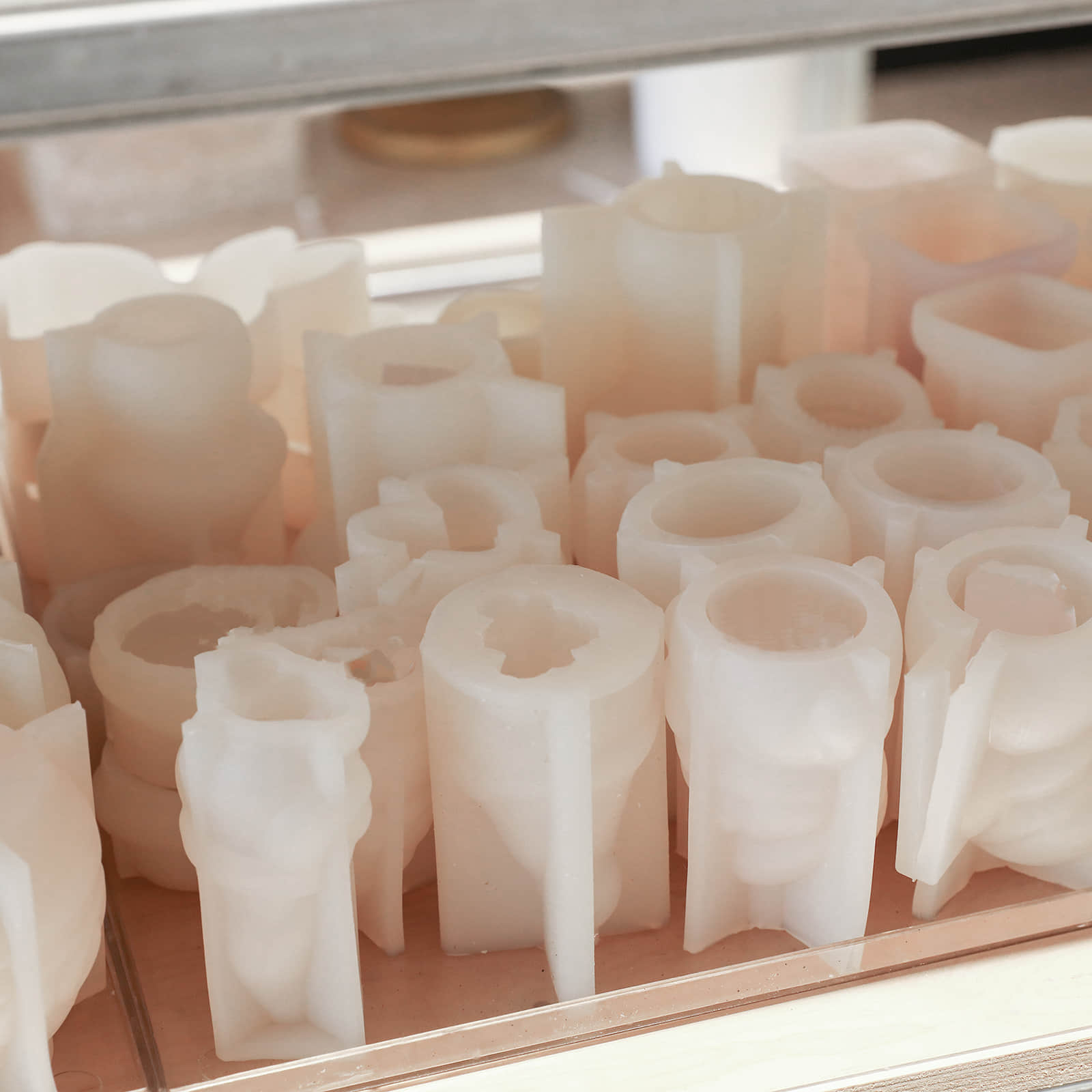 Gently Used Gnome Parade Candle Silicone Molds CollectionGently Used MoldLZ0620-Used