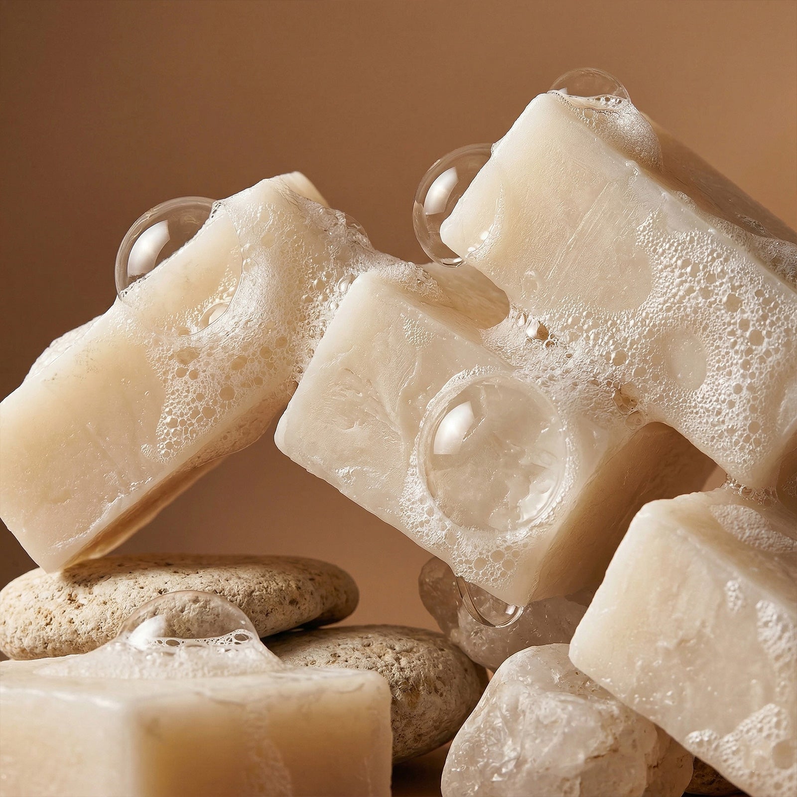 Goat Milk Soap Bars with Bubbles - Luxurious, Creamy Lather Cleansers - Boowan Nicole