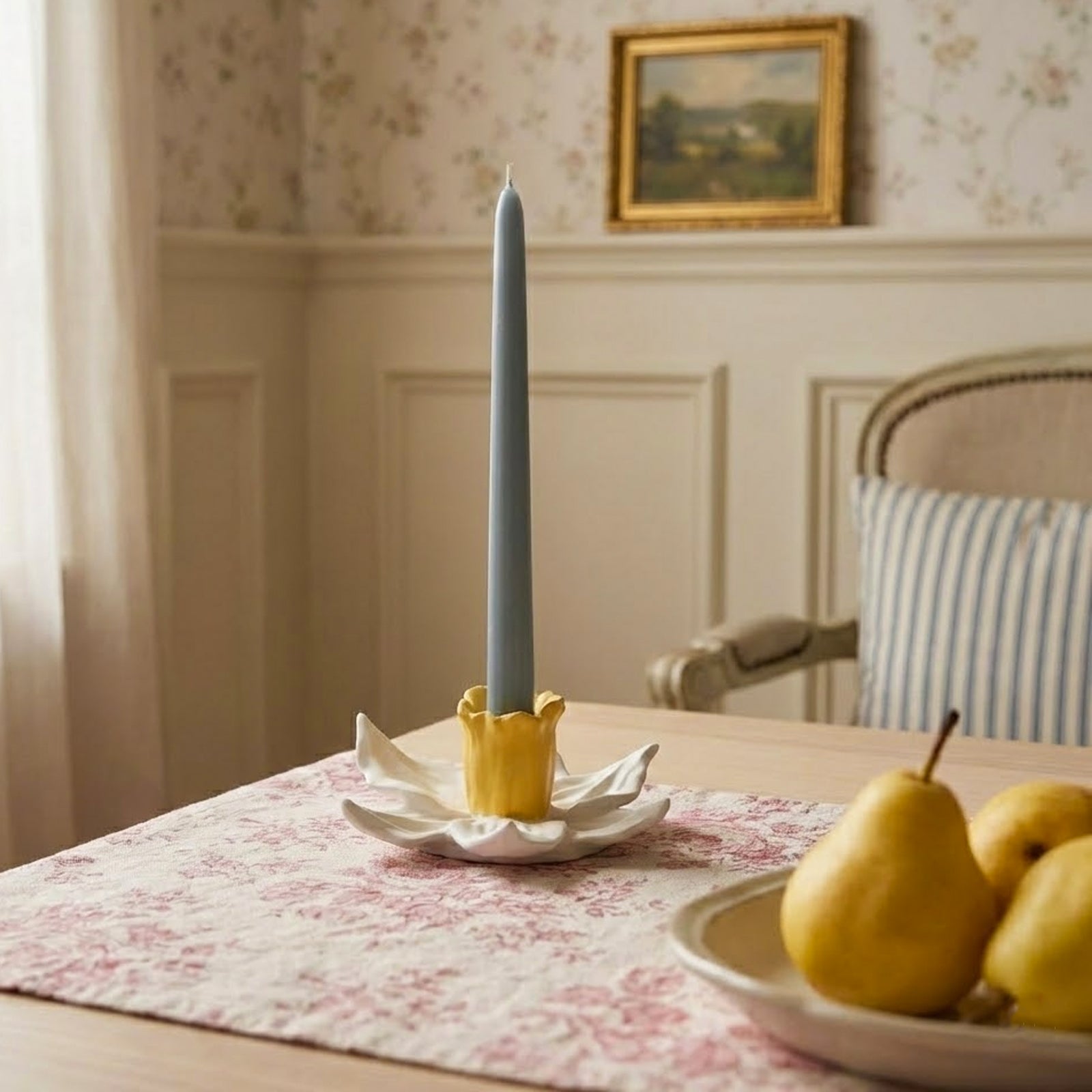 Graceful Daffodil Candle Holder Silicone Mold