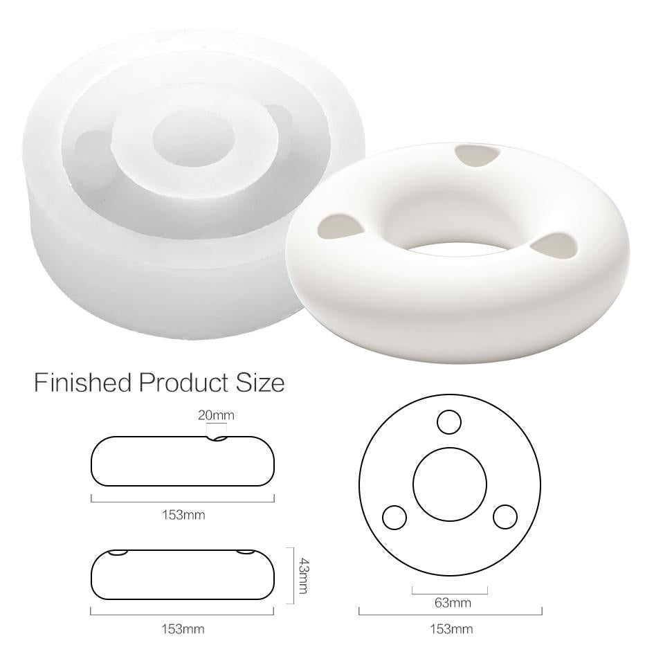 Good Vibes Taper Candle Holder Silicone Mold