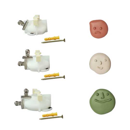 Happy Little Family Wall Cloth Coat Hook Silicone Mold CollectionCoat Hook MoldsSH1334+SH1335+SH1336+3*SH1333+3*A0567