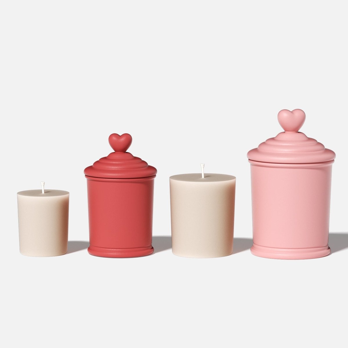 Sweetheart Sundae Candle Jar Silicone Mold & Candle Refill Silicone MoldCandle Jar MoldSH1158-1-2