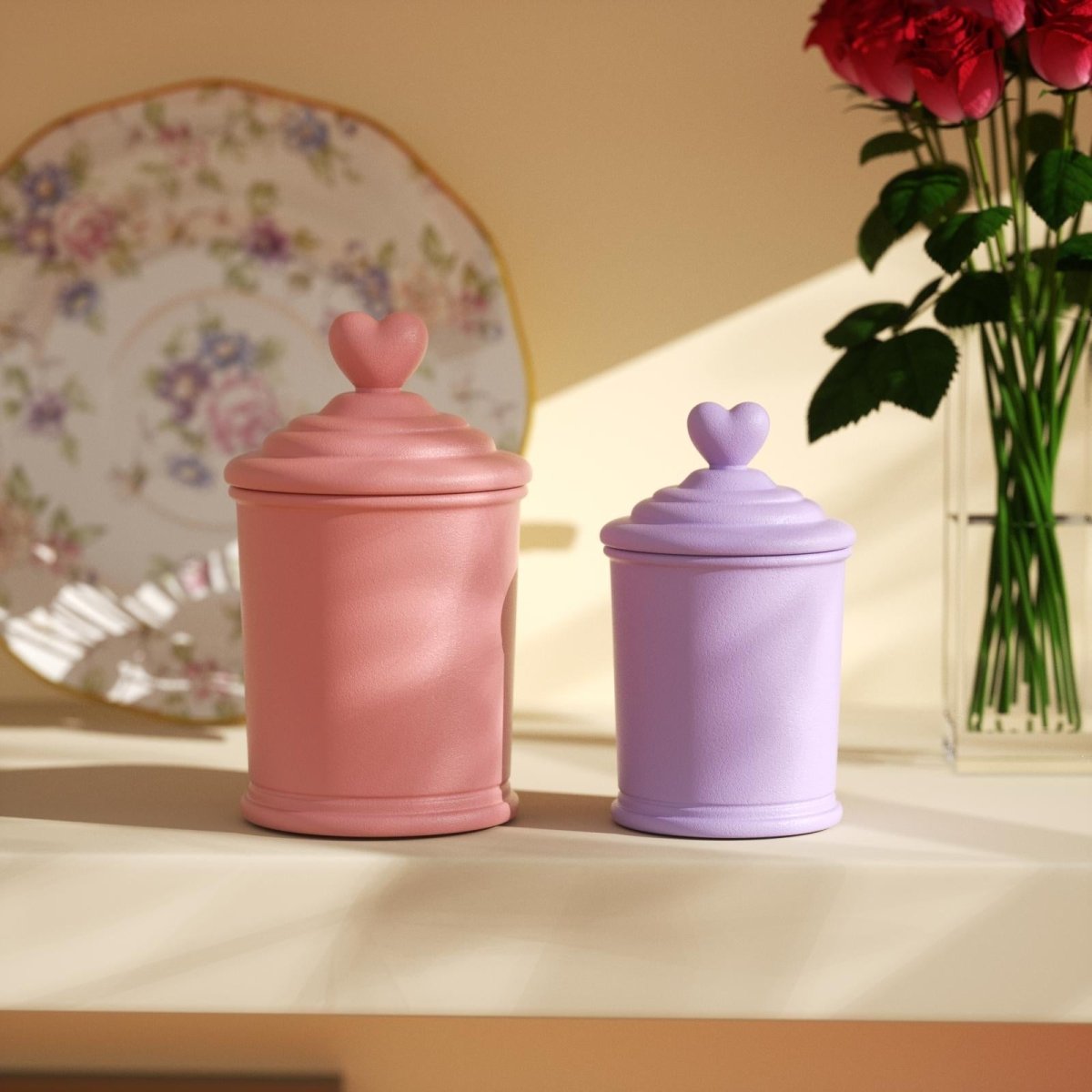 Sweetheart Sundae Candle Jar Silicone Mold & Candle Refill Silicone MoldCandle Jar MoldSH1158-1-2