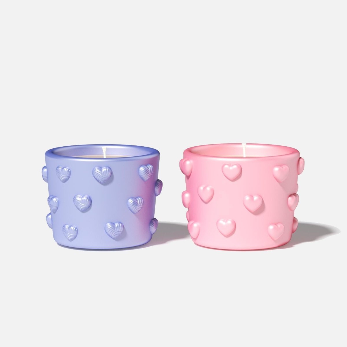 3.5oz Dreamy Bubble Hearts Candle Jar Silicone MoldCandle Jar MoldSH1163